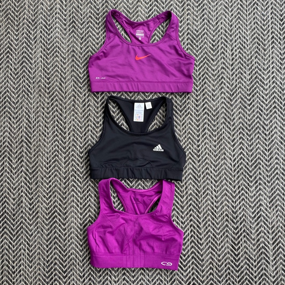 Sport Bras (All 3 included) Sz M